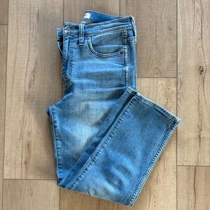 Madewell stovepipe jeans size 27
